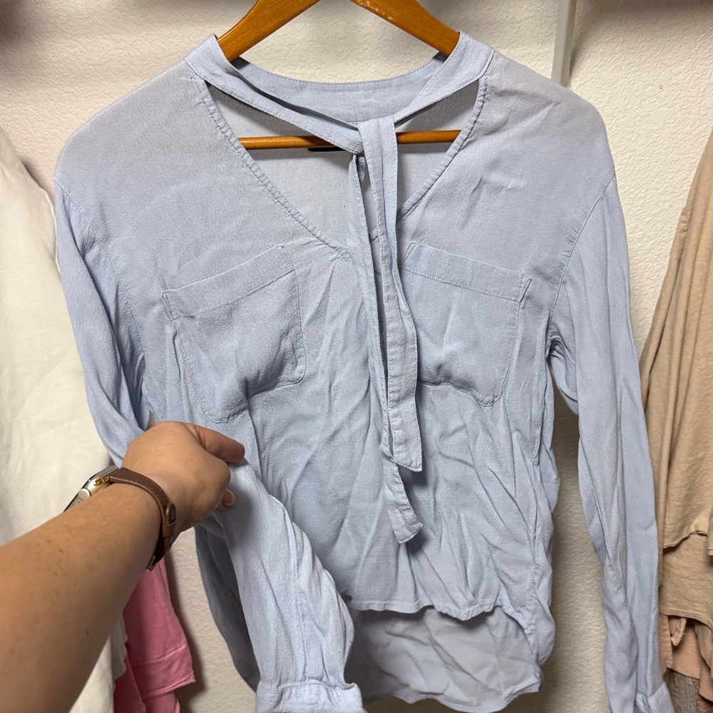 Abercrombie & Fitch Soft Gray Top